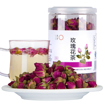 [中华特色]池州馆 天方玫瑰花茶 55g/罐 玫瑰花干 花蕾 华东