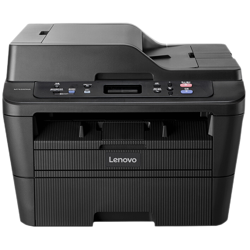 联想(lenovo)M7626DNA 黑白激光多功能一体机 自动双面打印(打印 复印 扫描)有线网络局域网打印机一体机 标配