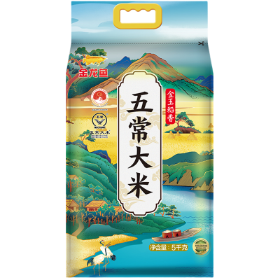 金龙鱼金玉稻香五常大米5KG 东北大米10斤袋装