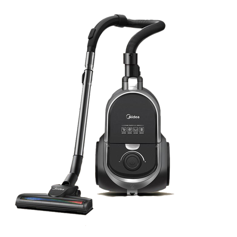美的(Midea)卧式吸尘器C7家用大吸力小型强力手持车载 1400W大功率 吸尘除螨 吸擦一体 无耗材强劲大吸力黑色