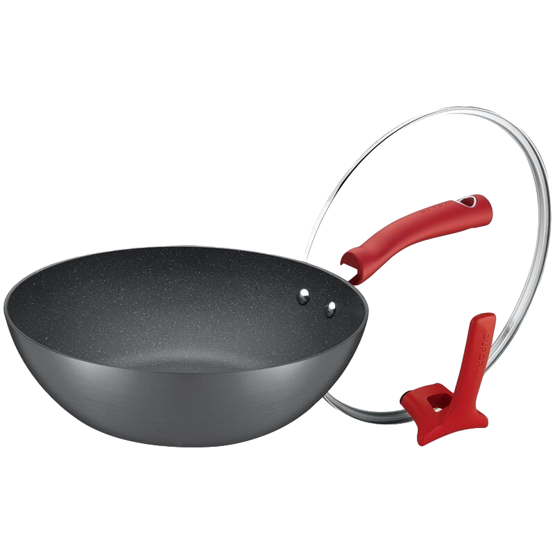 苏泊尔(SUPOR))铝合金材质 炒锅不粘锅平底锅煎锅炒小米饭电磁炉燃气麦饭石色牛排煎蛋锅 磁炉通用