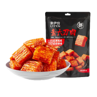 来伊份 素大刀肉208g 香辣味儿时回忆辣条零食小吃麻辣辣条 休闲食品来一份