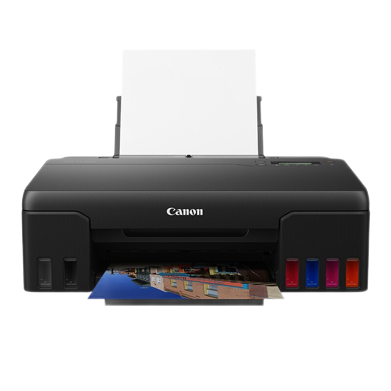 佳能(Canon)G580彩色喷墨打印机家用办公打印墨仓六色连供手机WIFI无线网络学生迷家庭办公可连接手机无线喷墨照片A4商务照相馆打印机 套餐三