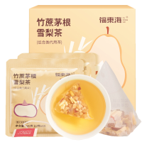 福東海竹蔗茅根雪梨茶120克盒 广式凉茶免煮三角茶包儿童滋润花茶养生茶