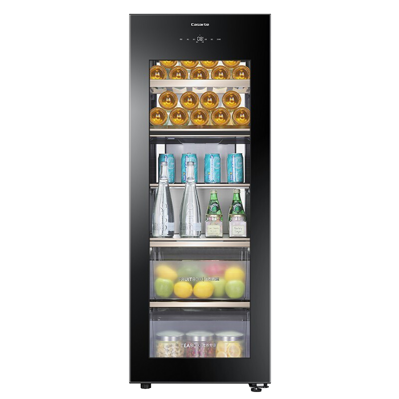 [自营同款]Casarte卡萨帝 LC-192WU1红酒柜立式冰柜冷柜冰吧冷藏柜保鲜柜家用办公室冰箱小冰箱茶叶展示柜