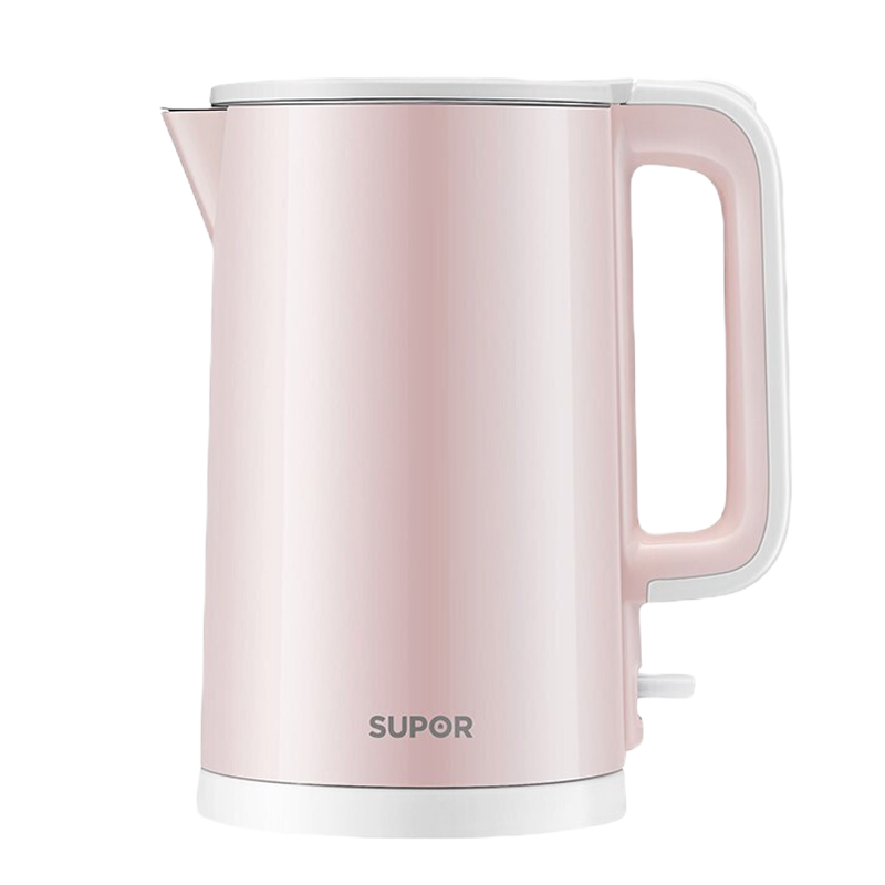 苏泊尔( SUPOR)电水壶 SW-15S02A 食品级不锈钢电水壶双层防烫无缝一体内胆 自动烧水