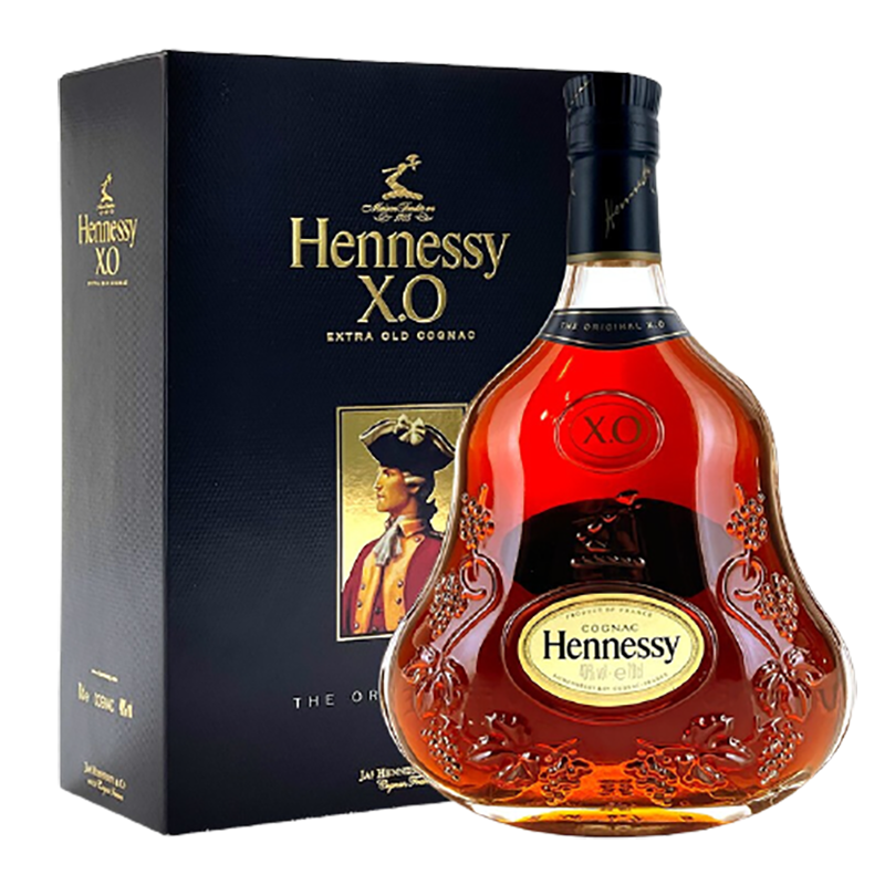 法国Hennessy轩尼诗X.O干邑白兰地进口洋酒烈酒 海外版 700ml