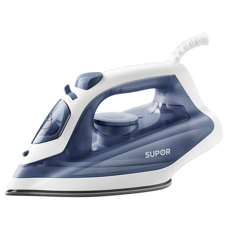 苏泊尔(SUPOR)电熨斗家用手持蒸汽熨斗可垂直熨烫服装店烫衣服2000W匀热底板小型熨烫机 ESP-307A