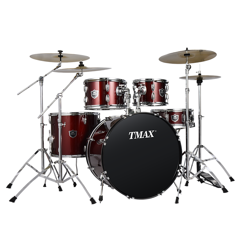 TMAX进化架子鼓成人初学者儿童专业考级爵士鼓打击乐器考试专用5鼓2镲3镲4镲不扰民