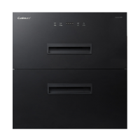 康宝消毒柜 家用100升 内三层大容量 板型层架 黑色双门 XDZ100-YS9