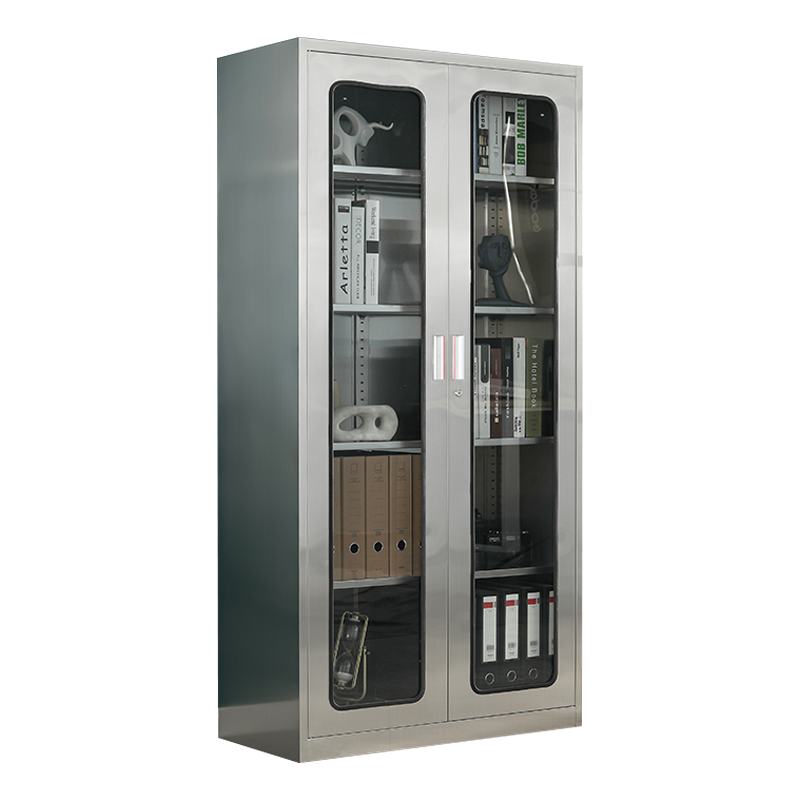 DXBG不锈钢文件柜档案柜资料柜器械柜储物柜仪器柜304全不锈钢通玻柜