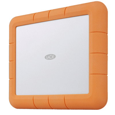 雷孜LaCie 8TB Rugged RAID Shuttle Type-C 移动硬盘 便携三防 STHT8000800