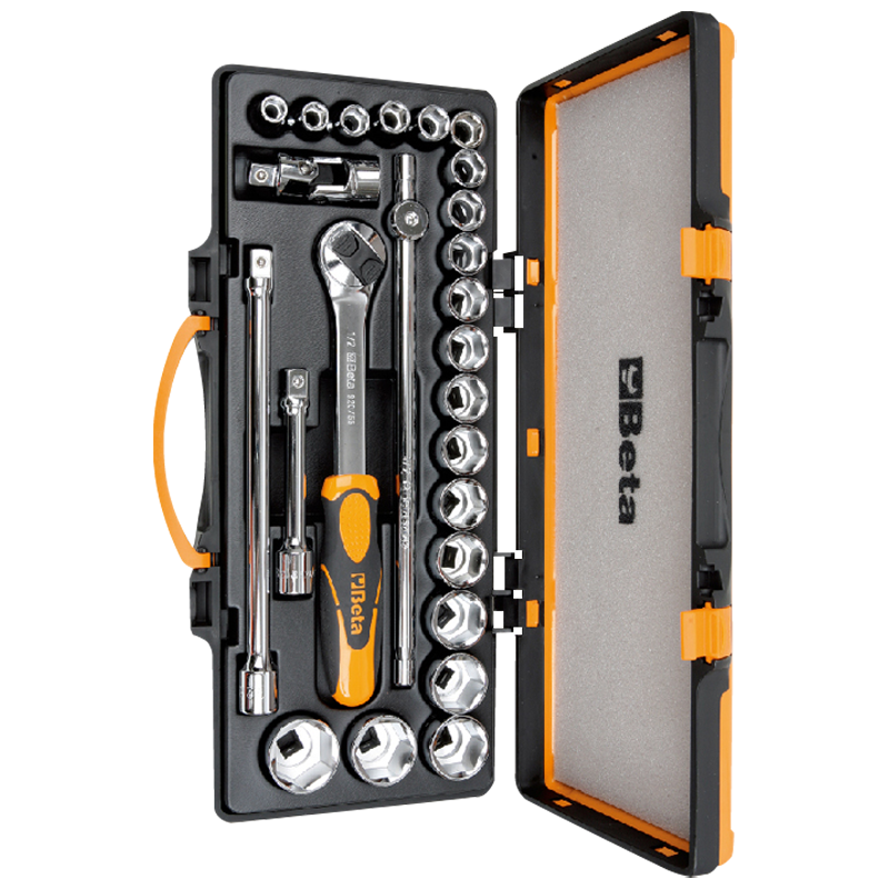 百塔(Beta) 920B/C20 1/2"驱动六角/十二角套筒及配件组套