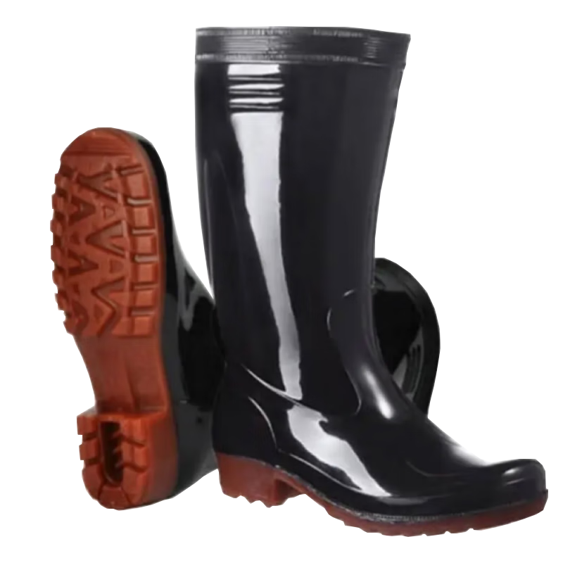 晴芳格 QFG-2 加棉高筒通用均码 雨鞋 (计价单位:双) 黑色 防水防滑 轻便柔软 结实耐磨