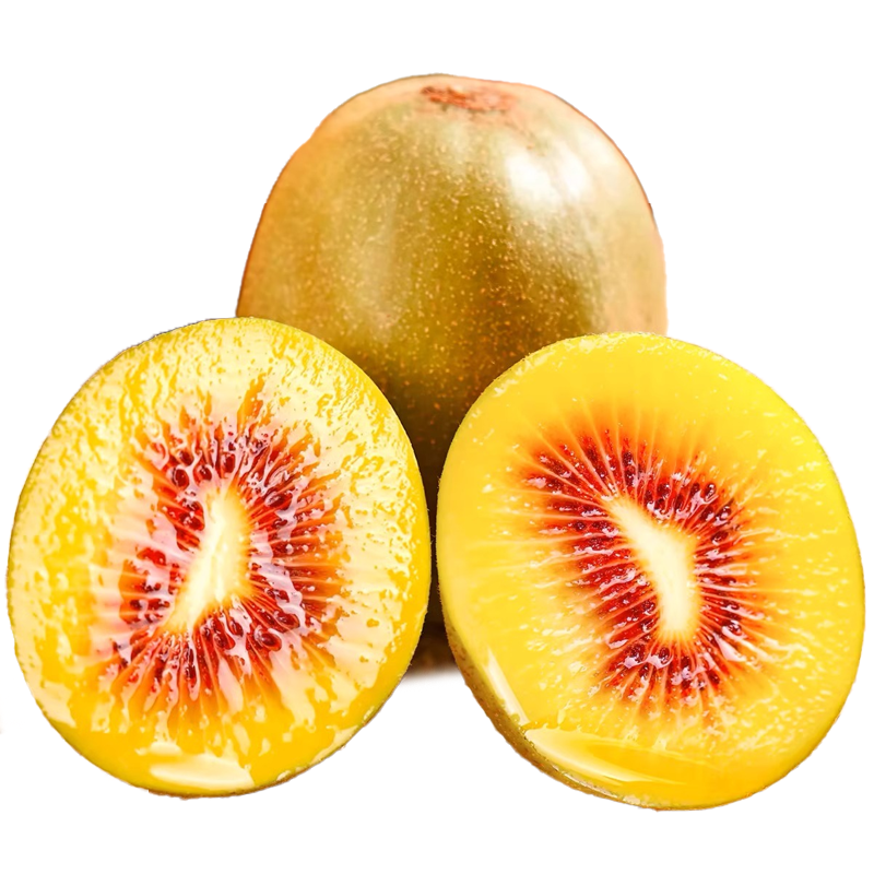 冠町 四川红心猕猴桃奇异果 30枚装中果单果70-90g 新鲜水果生鲜