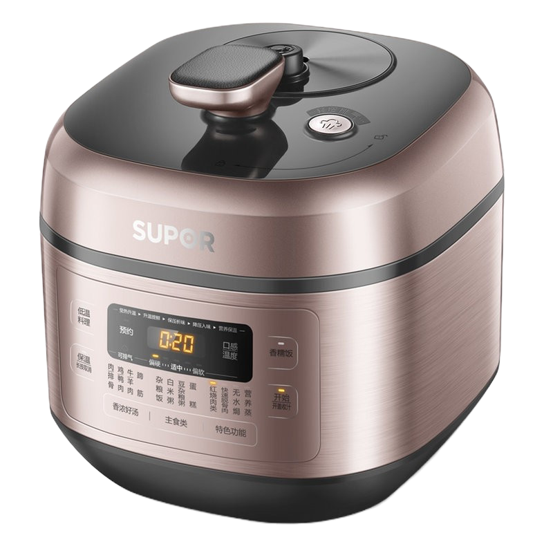 苏泊尔(SUPOR)电压力锅SY-50FC25Q 5L容量 智能多功能球釜 双胆 电高压锅 电压力锅 高压锅 压力锅五升
