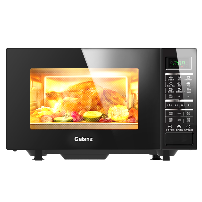 格兰仕(Galanz)微波炉光波炉变频微烤一体机 900W智能平板式加热一级能效23升大容量烧烤炉BM1