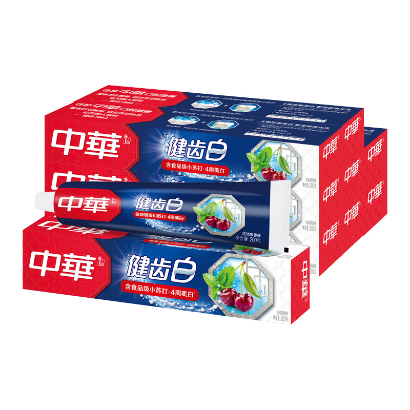中华(Zhonghua)健齿白牙膏 小苏打