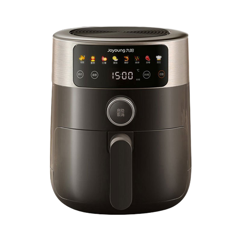 九阳(Joyoung)空气炸锅KL30-VF198(黑灰) 3L容量 家用多功能彩屏触控空气炸锅 蒸汽嫩炸 一机多能