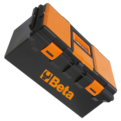 百塔(Beta) CP15L 手提塑料工具箱,内置托盘分隔