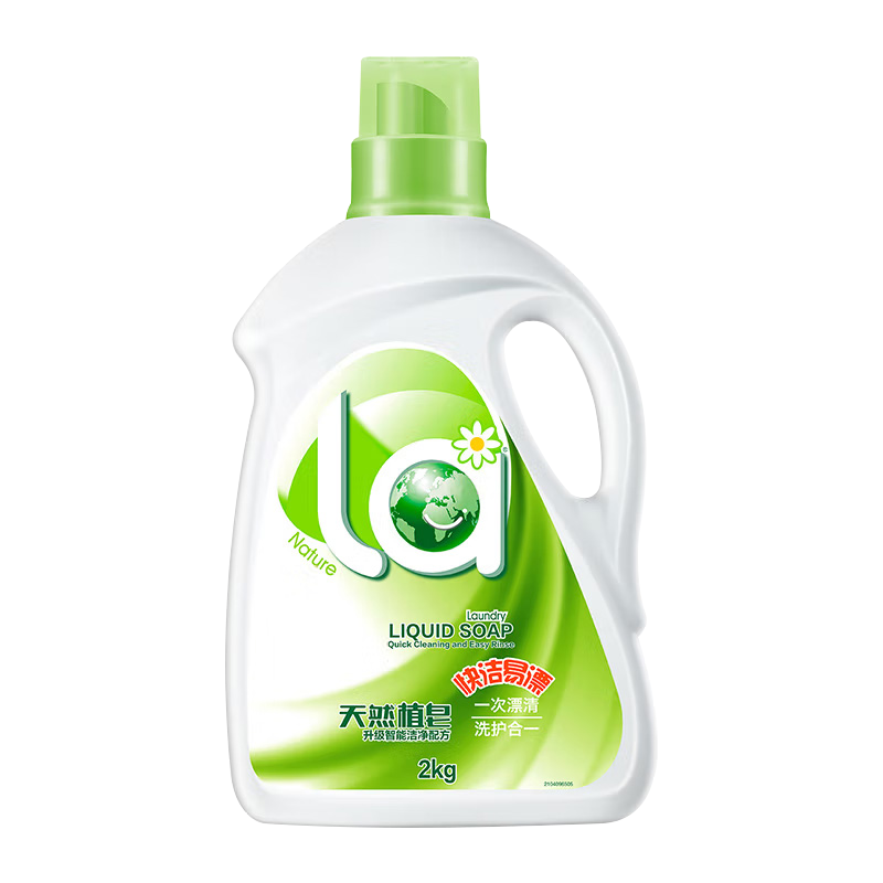 la妈妈壹选洗衣液天然植皂皂液2kg智能洁净