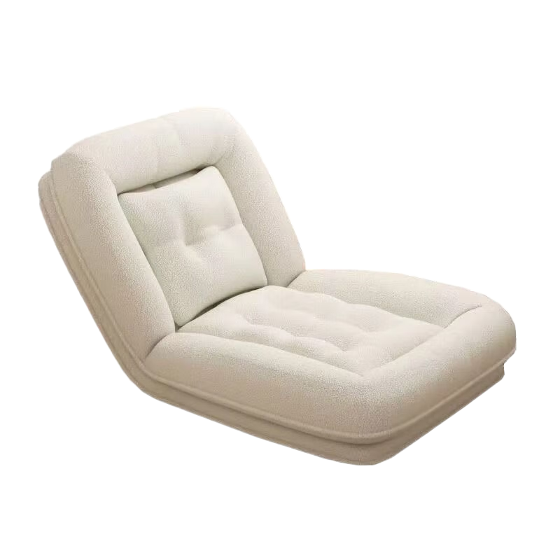 6136启莎人类狗窝懒人小沙发可躺可睡折叠阳台休闲躺椅卧室奶油风榻榻米