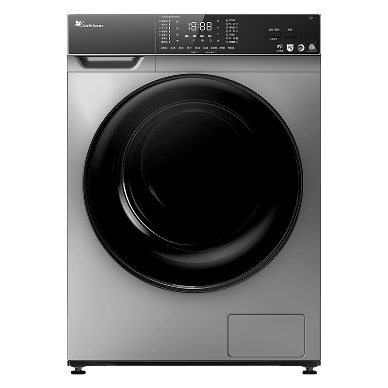 小天鹅10公斤变频滚筒洗衣机洗烘一体机银离子除菌变频电机智能投放U.ABT全时巡航TD100VT616WIADY-T1B