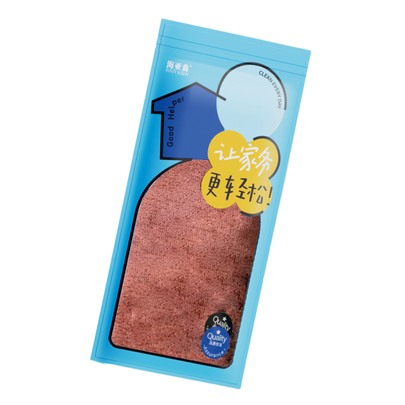 海亚森 TK-1059 加厚茶巾30*30cm 咖色 1条/包