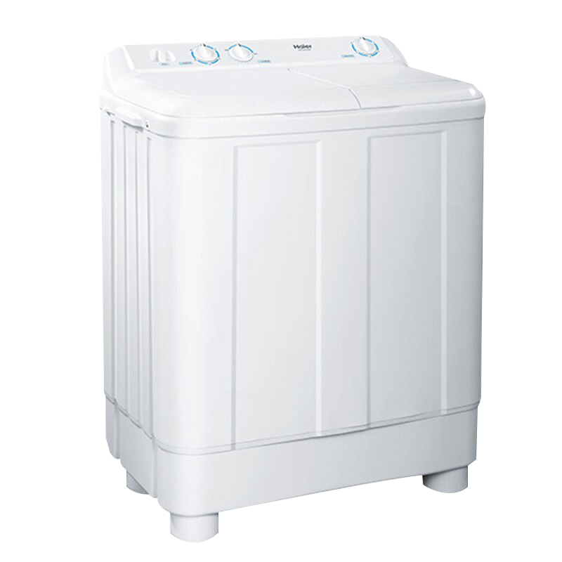 海尔(Haier)洗衣机双杠双桶12公斤大容量半自动洗衣机 喷淋漂洗 洁净不残留 操作简单节能省电洗衣机628s