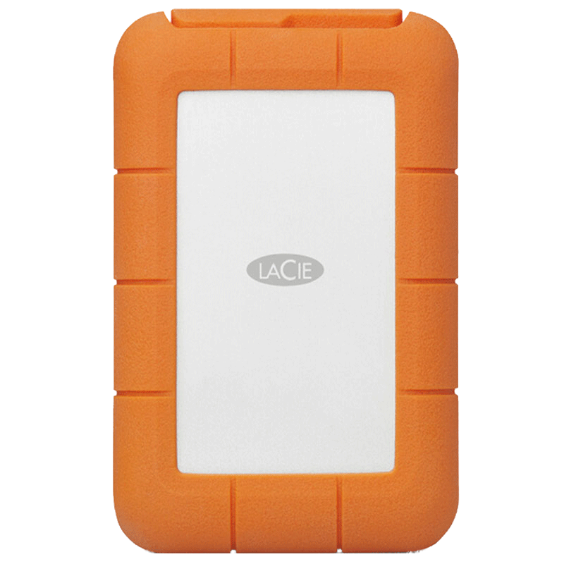 雷孜LaCie 1TB Type-C/USB3.1 移动硬盘 Rugged 2.5英寸 便携三防 STFR1000800