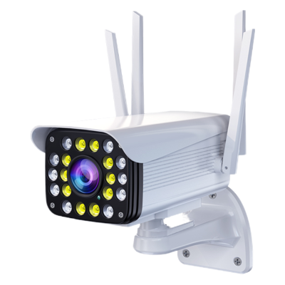 送7天循环监控录像卡 无线摄像头连手机360度旋转全景远程wifi家用网络室外5MP高清夜视监控器 云台旋转特惠版