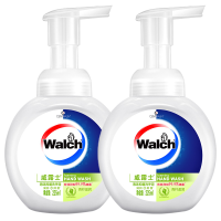 威露士(Walch)泡沫抑菌洗手液225MLx2瓶青柠盈润滋养绵密泡沫