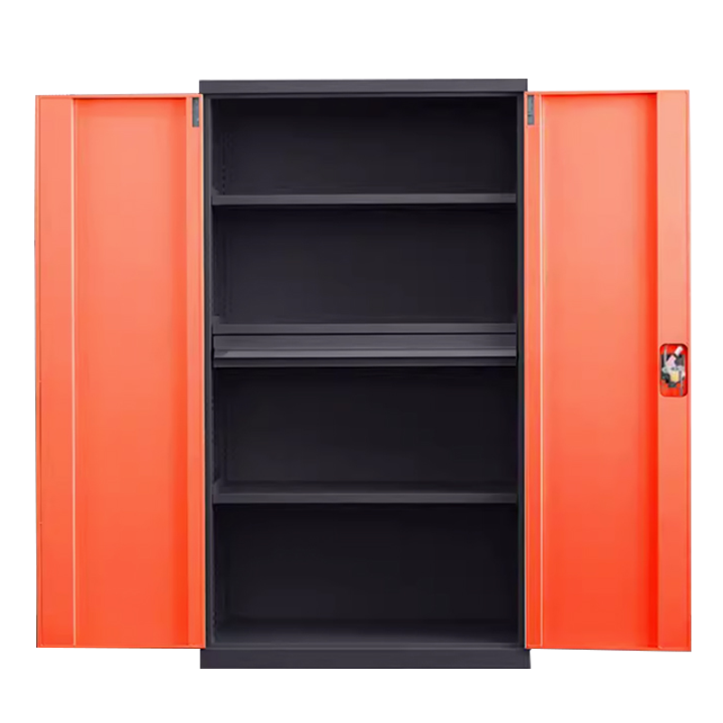 DXBG重型工具柜车间用加厚物件工具储物柜工厂铁皮柜汽修厂零件收纳柜橘色四层一抽