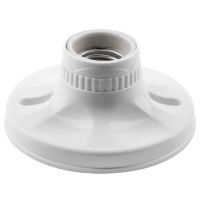 艾克心 E27通用螺口灯座陶瓷芯灯座 直径113mm*高50mm 电压111~240V 含同定螺丝 5个/组(单位:组)