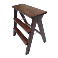 俊屹实木可折叠凳子家用多功能创意厨房客厅两用登高阶梯凳高凳子