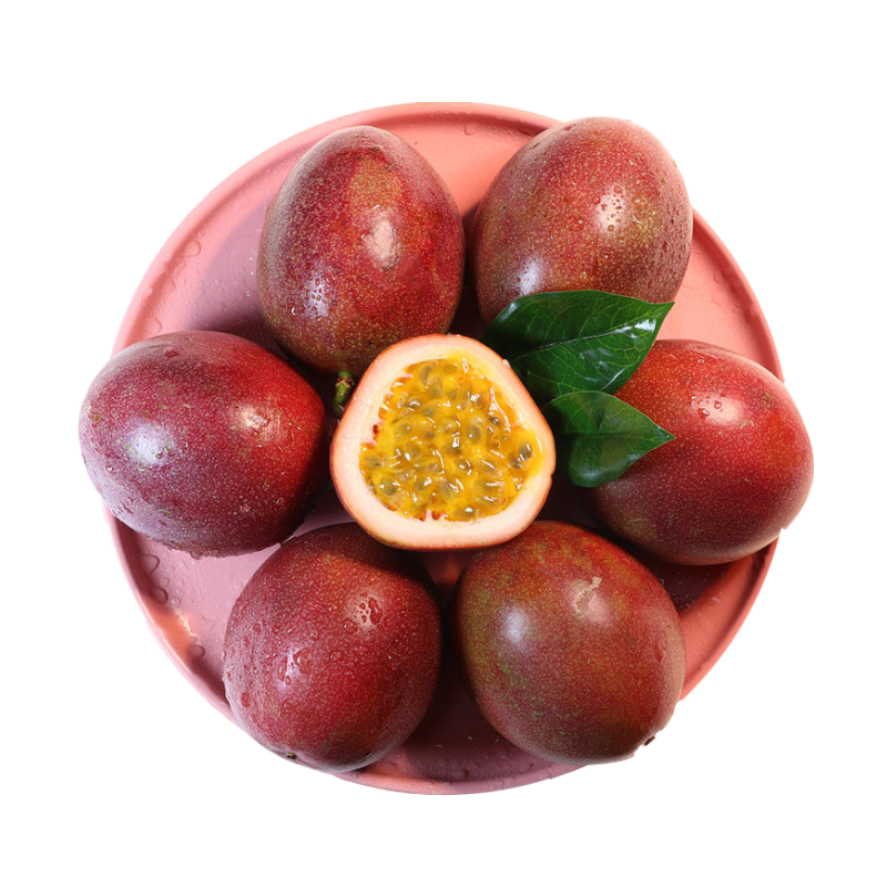 [西沛生鲜]精品云南紫皮百香果西番莲鸡蛋果5斤 精品果 27个左右 新鲜采摘 西沛