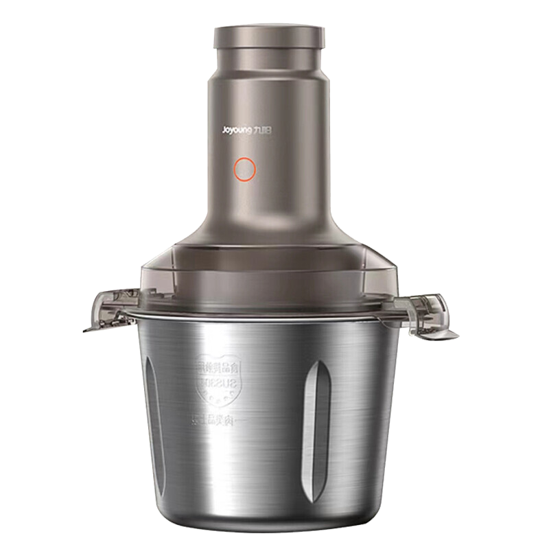 九阳(Joyoung)[太空系列]双杯和面绞肉机 家用电动多功能料理机搅拌辅食机切菜绞馅不锈钢碎肉S35-LA993