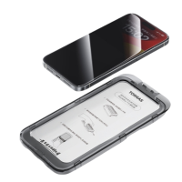 图拉斯[无尘仓8K超清防窥丨两片优惠]适用于iPhone15ProMax防窥钢化膜全屏高清抗指纹 双片优惠装丨正面8K超