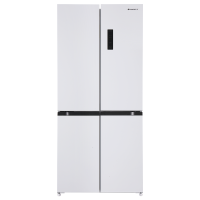 上菱510升十字对开四开门全空间净味大容量家用电冰箱 60cm超薄平嵌底部前置散热 BQE510PWFL(岩白)