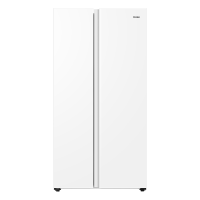 [24年新品]海尔(Haier)冰箱双开门620升对开门冰箱大容量升级新一级双变频风冷无霜 黑金净化 白色冰箱