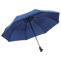 C'mon 全自动雨伞三折大号折叠伞 藏青色