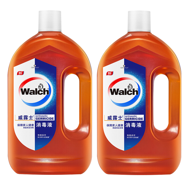 威露士(Walch)A类浓缩通用消毒液1.2L*2瓶衣物除菌消毒液