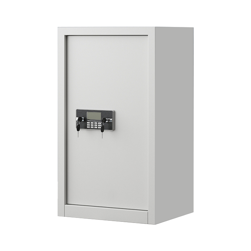 DXBG指纹电子保密柜钢制密码文件柜档案柜矮柜保密资料柜办公柜单门白色:电子锁