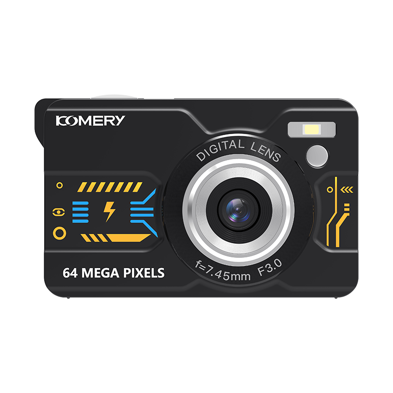 komery全新4k高清防抖儿童数码照相机滤镜广角家用学生入门级