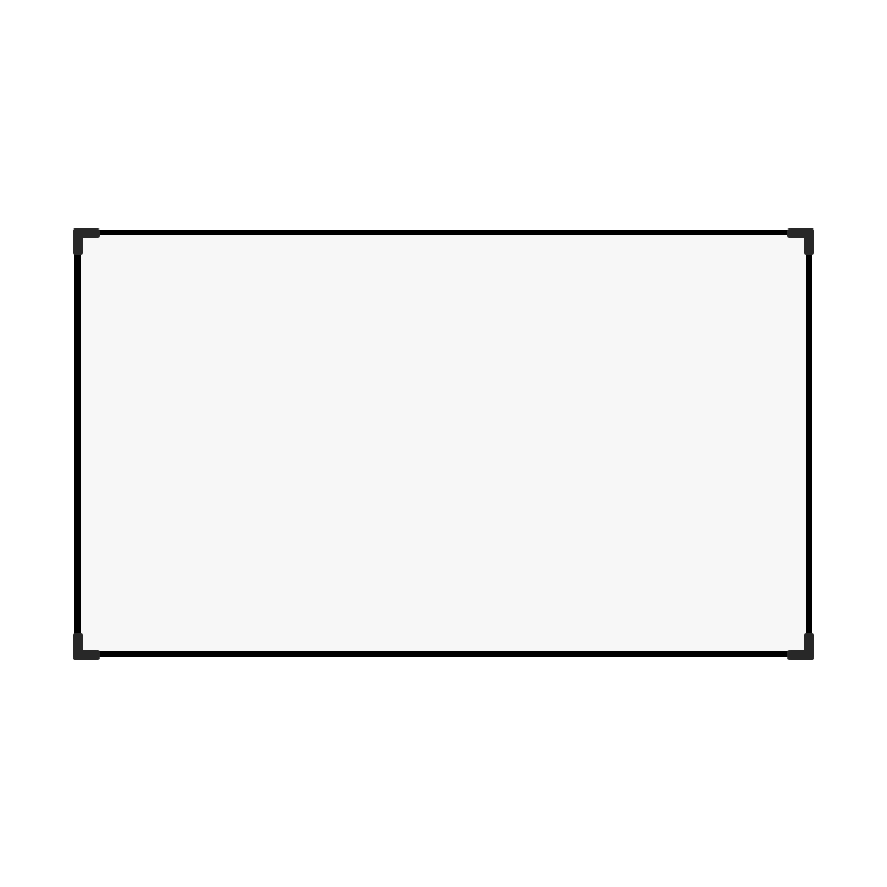 画框幕布投影家用100寸高清窄边抗光家庭影院投影仪幕布全套一体