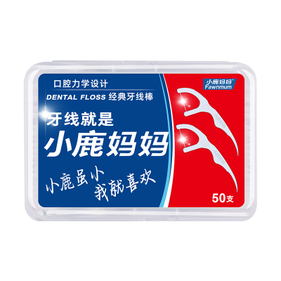 小鹿妈妈(FAWN MUM)经典力学牙线棒 4盒200支
