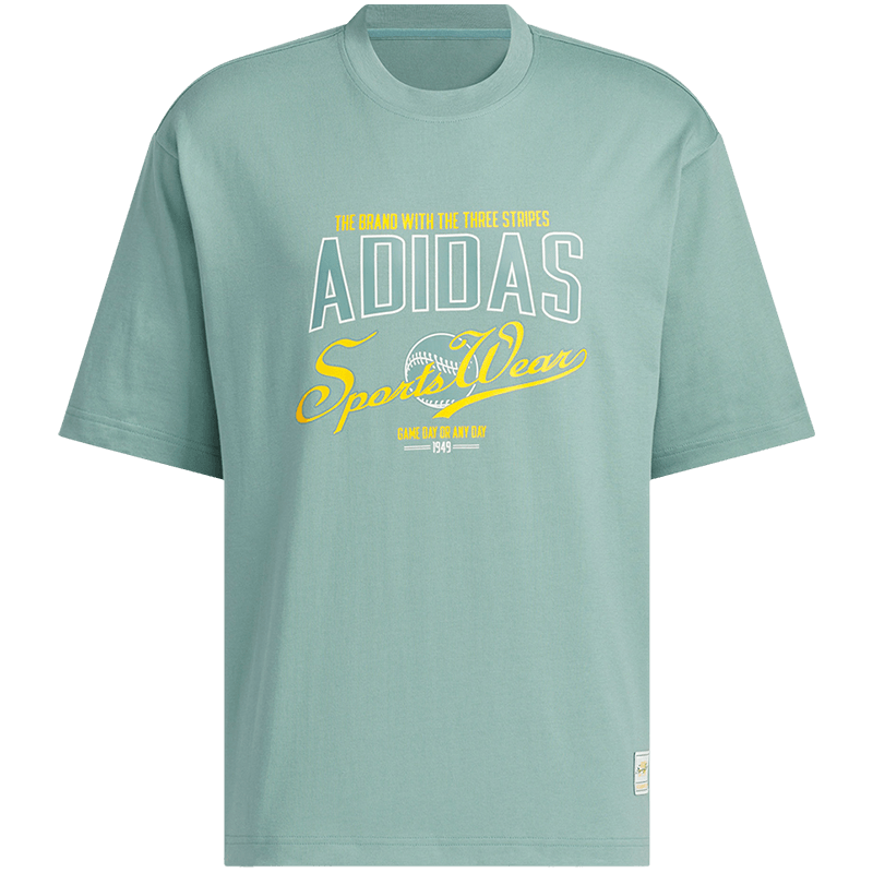 阿迪达斯(adidas)2024男舒适户外休闲百搭运动T恤JN9504