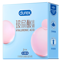 [杜蕾斯玻玻套]避孕套 水润玻尿酸2只 男女用安全套套成人用品