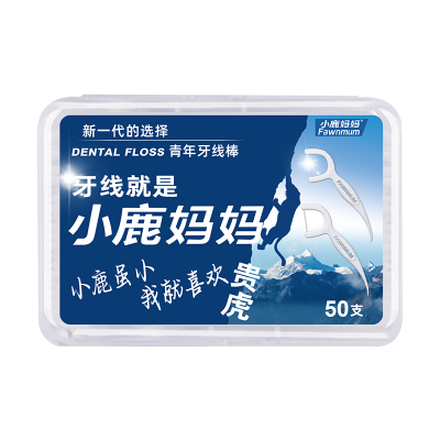 小鹿妈妈贵虎牙线棒6盒300支