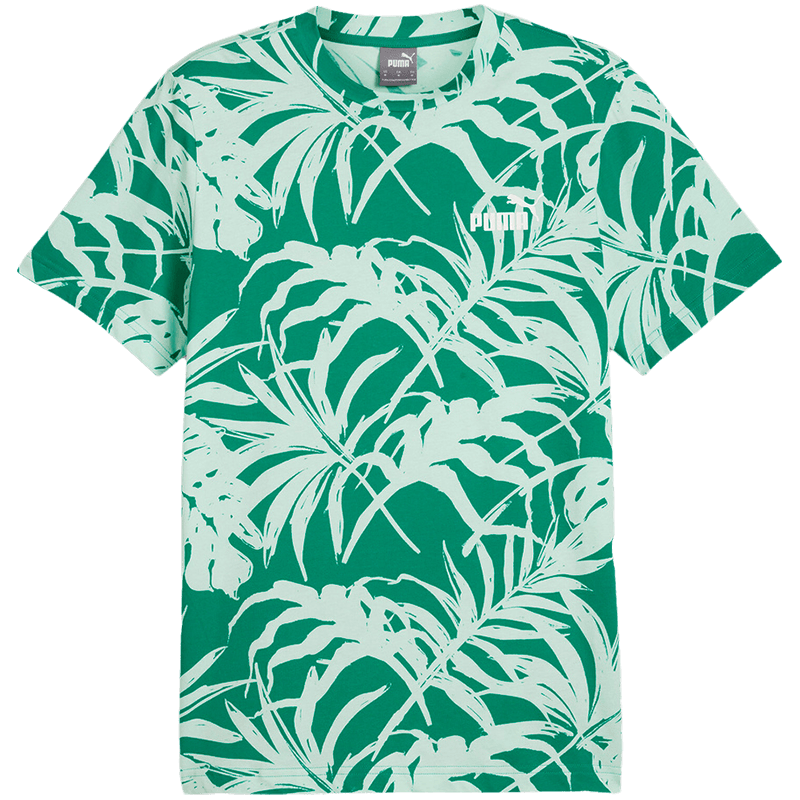 PUMA彪马24夏季新款男士沙滩棕榈度假风印花休闲短袖T恤683083-86